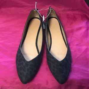 Leopard Pointed Toe Flats